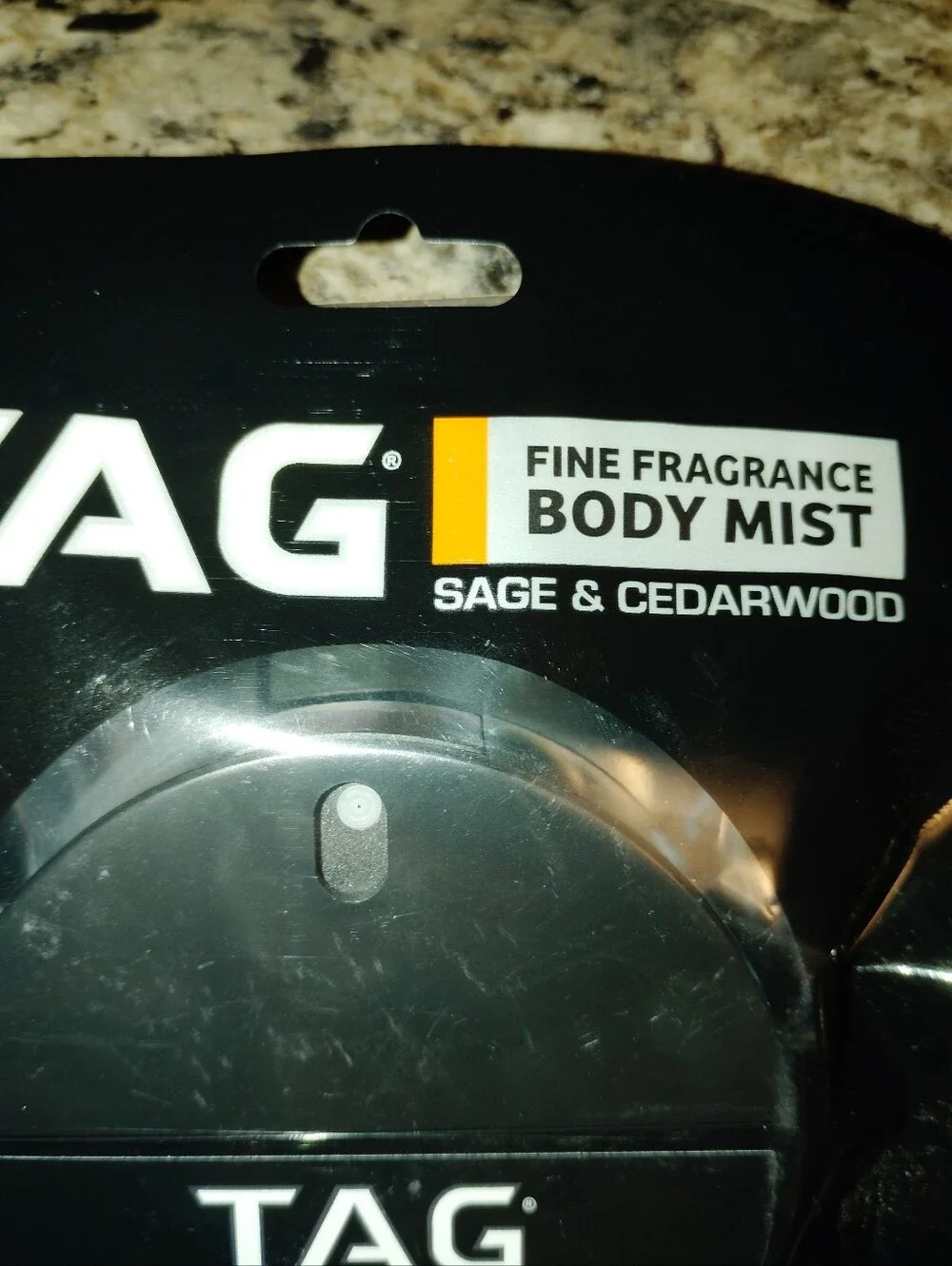 TAG Sage & Cedarwood Fine Fragrance Body Mist - Black & Silver.New